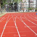 Seamless WA standard Prefabricated Running Track Sports Flooring Athletic Track