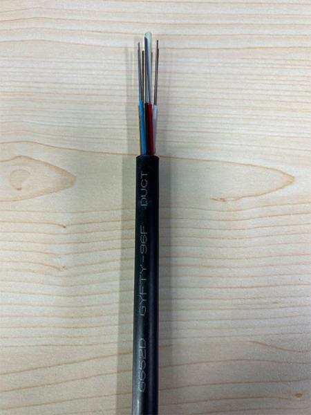 Fiber Optic G652D 24 48 96 Core Optical Cable GYFTY Underground Pipe Fiber Optic