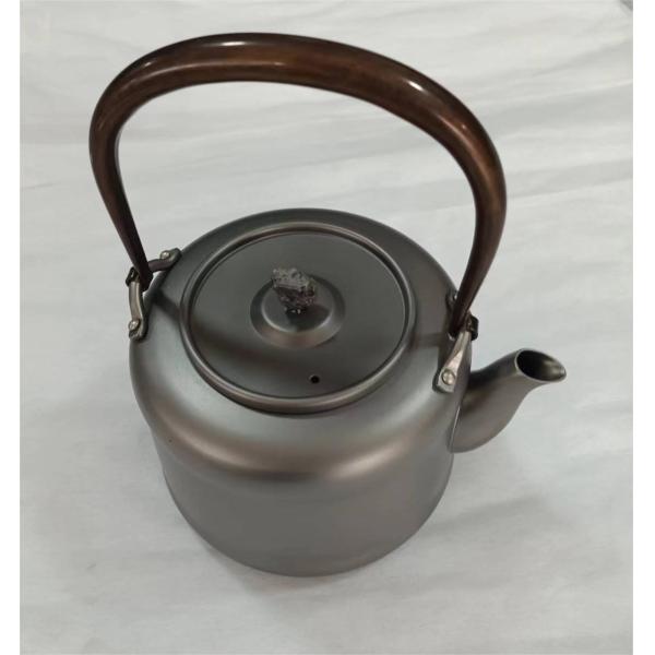 Small / Middle / Large Camping Kitchen Titanium Kettle 500 - 1500ml Lightweight Durable