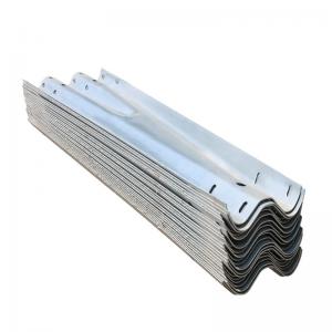 China Stainless Steel Rail Guards Customized Strong Corrugated Beam Guardrail Safety Barrier wholesale