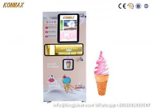 China Unmanned 20L Soft Ice Cream Vending Machine automatic cleaning on sale