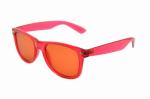 Orange 3D Fireworks Glasses With Amber Diffraction Grating Film