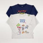 160-210 Grams Cotton Fabric Weight Long Sleeve Boys T-Shirt for Custom Kids