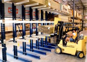 China Assemble Cantilever Lumber Storage Racks , MAD-66 Heavy Duty Racking System wholesale
