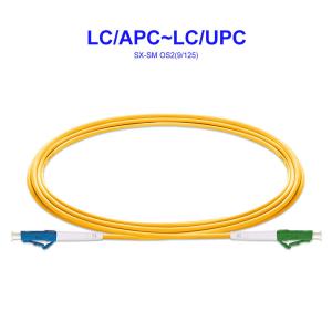 China LC/APC~LC/UPC OS2 Optical Fiber Cable Single Mode LSZH 1550nm wholesale