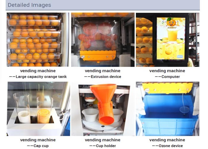 Jucer Fresh Orange Juice Making Smart Vending Machine