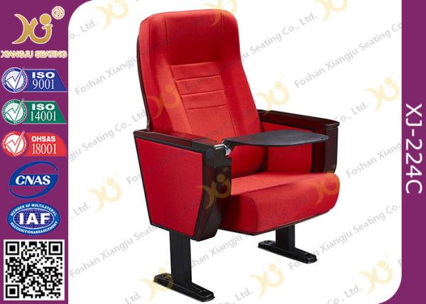 Special Design Iron Leg Auditorium Theatre Chair With Aluminum Alloy ABS Folding