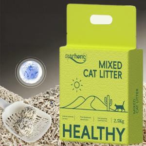 China OEM Organic Deodorant Tofu And Bentonite Mixed Cat Litter With Multi Scent wholesale