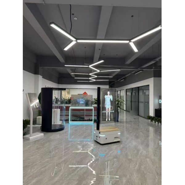 55 Inch All-in-One Intelligent Transparent OLED Screen AI Digital Human Display for Government Use