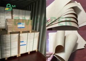 China 90gsm 100gsm Tearing Strength Unbleached Expansible Sack Kraft Paper For Cement Bag on sale