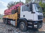 38m Heavy Equipment Used Concrete Pump Truck with Semi-Dry Shotcrete Type Sale