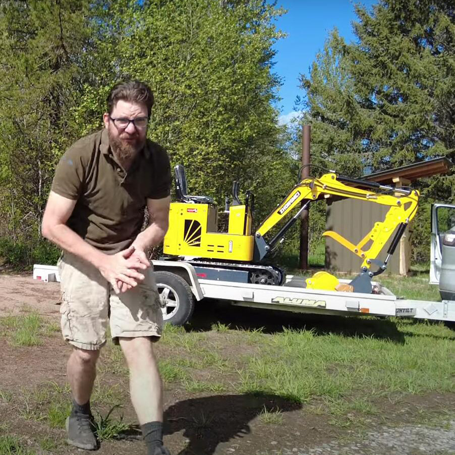 1200kg Mini Crawler Excavator CE Approved Excavation Machine With Cabin
