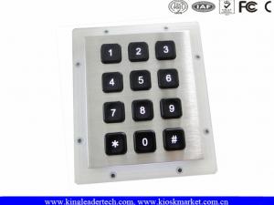 China Rugged Water-proof Vandal-proof Keypad with 12 Back-lit Keys Ideal for Dark Environment on sale