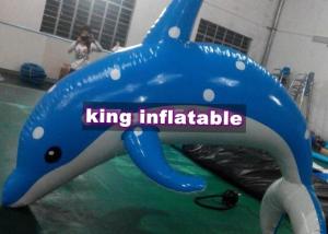 China Heat Sealed 3m Inflatable Dolphin Water Toy With CE UL SGS Approved wholesale