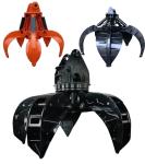 4 Fingers Mechanical Orange Peel Grab Attachments For Excavators