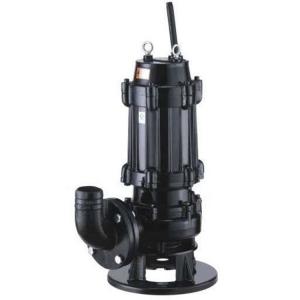 China wq series nonclog submersible sewage pump submersible pump dirty water 50m head cleanup sump pump wholesale