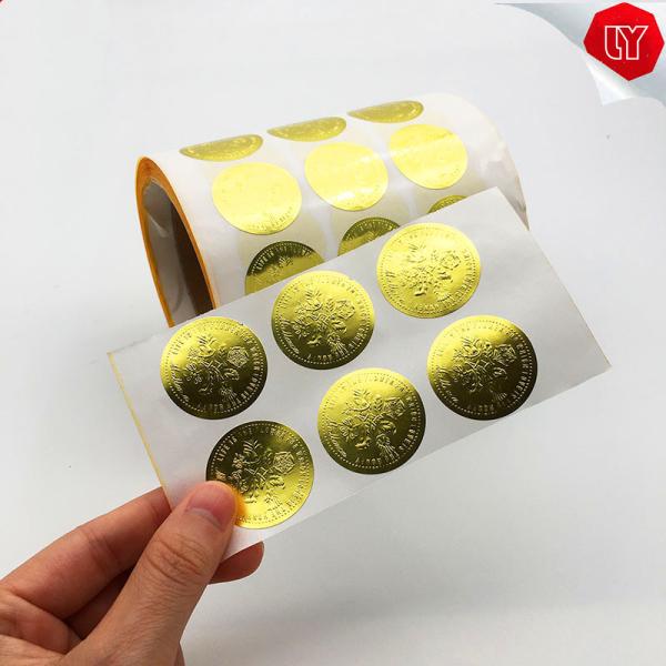 Waterproof Embossing CMYK 3D Logo Label Stickers For Cosmetics