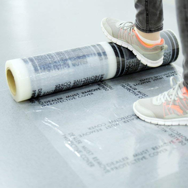 Extra High Adhesion Strength Carpet Protective Film for Automobile Carpet With Easy Peel Perforated Line