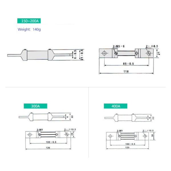 FL-2 75mV Power Meter DC Current Shunt Resistor Electric energy meter Current shunt