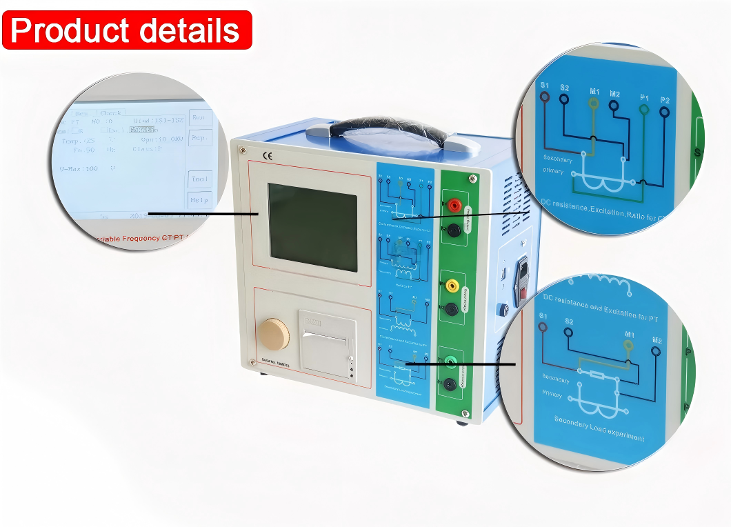 MY-403 CT PT Analyzer Portable Variable Frequency Transformer Tester CT/PT Comprehensive Test Equipment