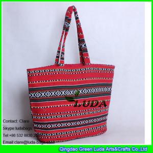 China LDFB-001 red extra large beach tote bag foldable promotion fabric tote sadu bag wholesale