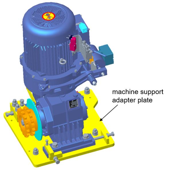 16VEC RH Escalator Motor Type CNAS Motor Used In Escalator IE2