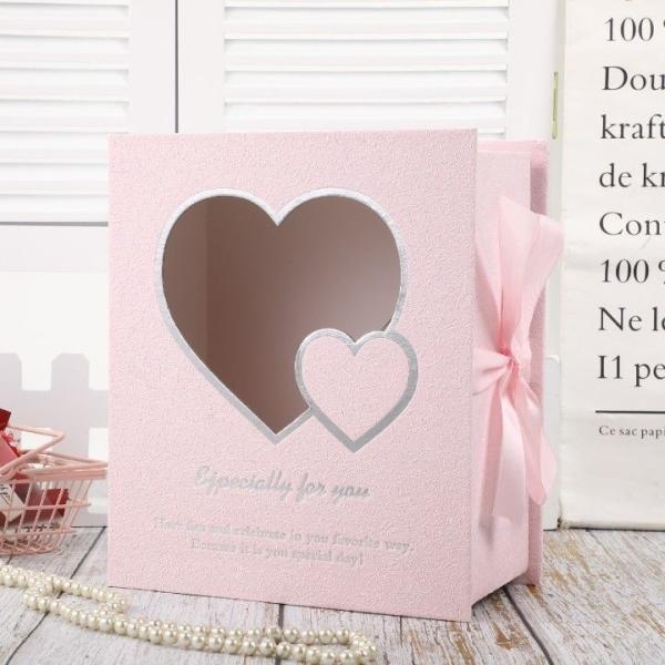 Friendly Recyclable Magnetic Flip Cover Flower Box Fancy Packaging Box Printing with Glossy or Matte Finish
