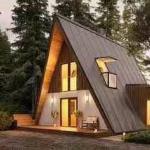 Outside Quick Concrete Tiny Log Cabin Kits Prefabricated Steel Ferro Cement