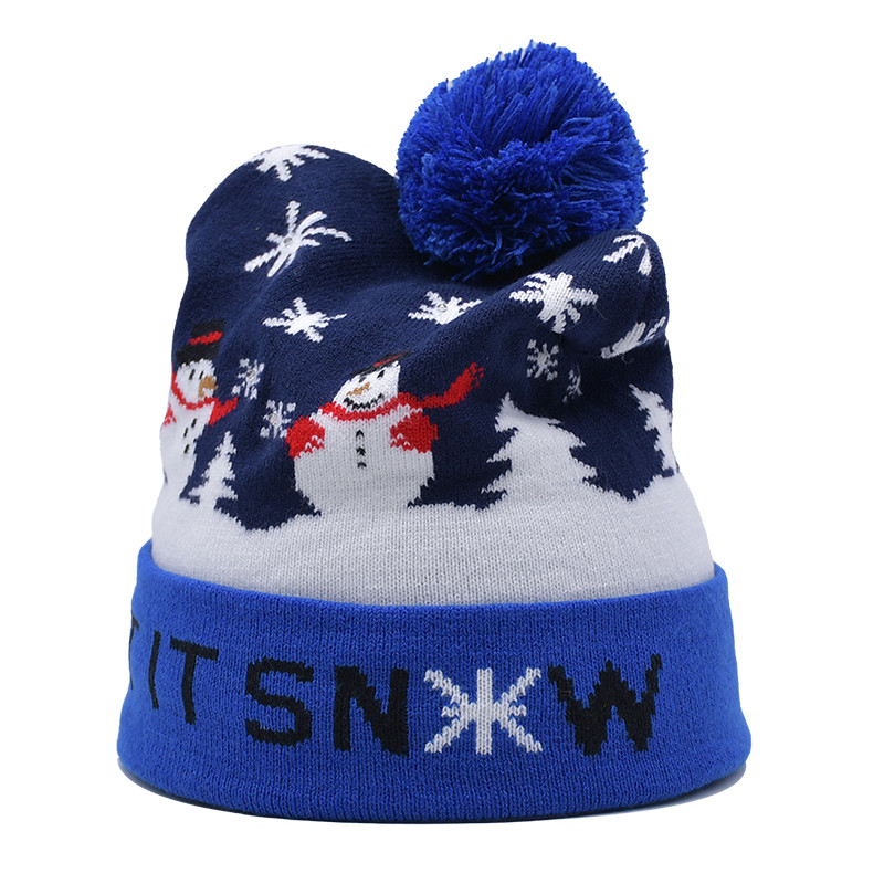 Custom Wool Merino Knit Beanie Hats Casual Occasion For Adults