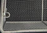 ISO14001 300/400/600 Series SS Woven Wire Mesh Used As Heat Treatment Baskets