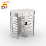 Station / Scenic / Hospital Half Height Turnstile One Way Manual Stainless Steel