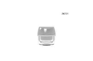 China 68.5mm Height Cream Jars Cosmetic Packaging 50ml Double Walled wholesale