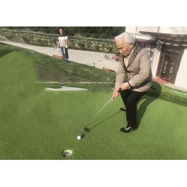 UV Resistant 150 Stitches / m high density Golf Course Artificial Turf