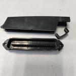90 Degree Black PPO Male Plug Champ Multi Pin Connector For RJ21 Cable