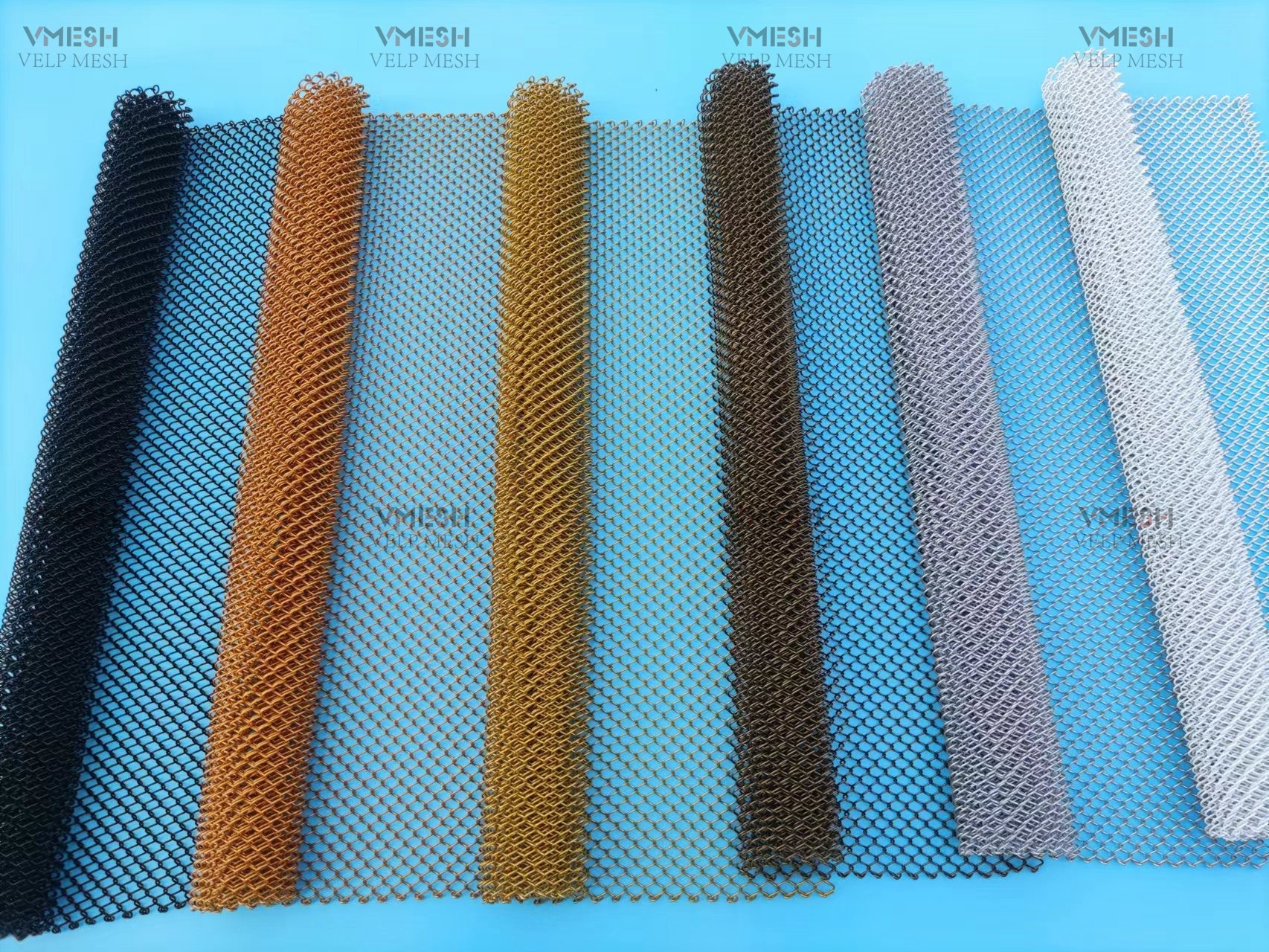 Chain Link Metal Mesh Room Divider Curtain With 6*6mm Mesh Size