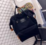 Japan and South Korea women casual canvas shoulder bag large capacity travel bag