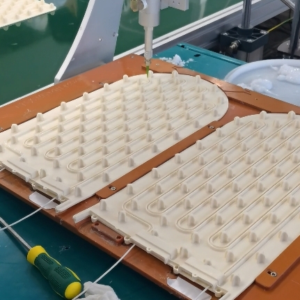 Floor Stand Silicone Dispensing Machine 500mm/sec Glue Dispensing Systems 1500*600*100mm