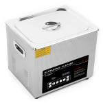 Dual Frequency Ultrasonic Cleaner 10L Tank 4pcs Transducers Drain Valve