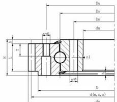 China Single-Row 4 Point Contact Ball Slewing Ring Bearing 450.20 for Axial Rotation wholesale