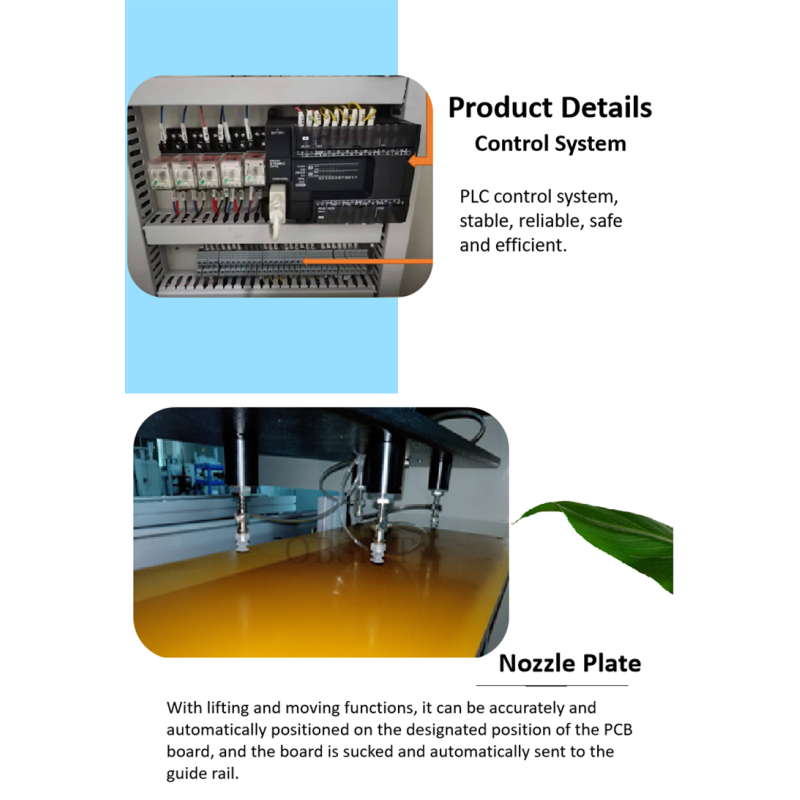 Automatic SMT PCB Vacuum Suction Loader Unloader Machine Magazine Type With SMEMA Signal for Production Line Assembly
