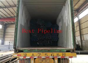 China Barded / Painting Surface ERW Steel Pipe DIN 59413 STN 426963 EN 10162 St37-2 wholesale