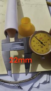 China D22mm PVC Tube Plastic Sleeve with Plastic Cones for Tie Rod Formwork wholesale