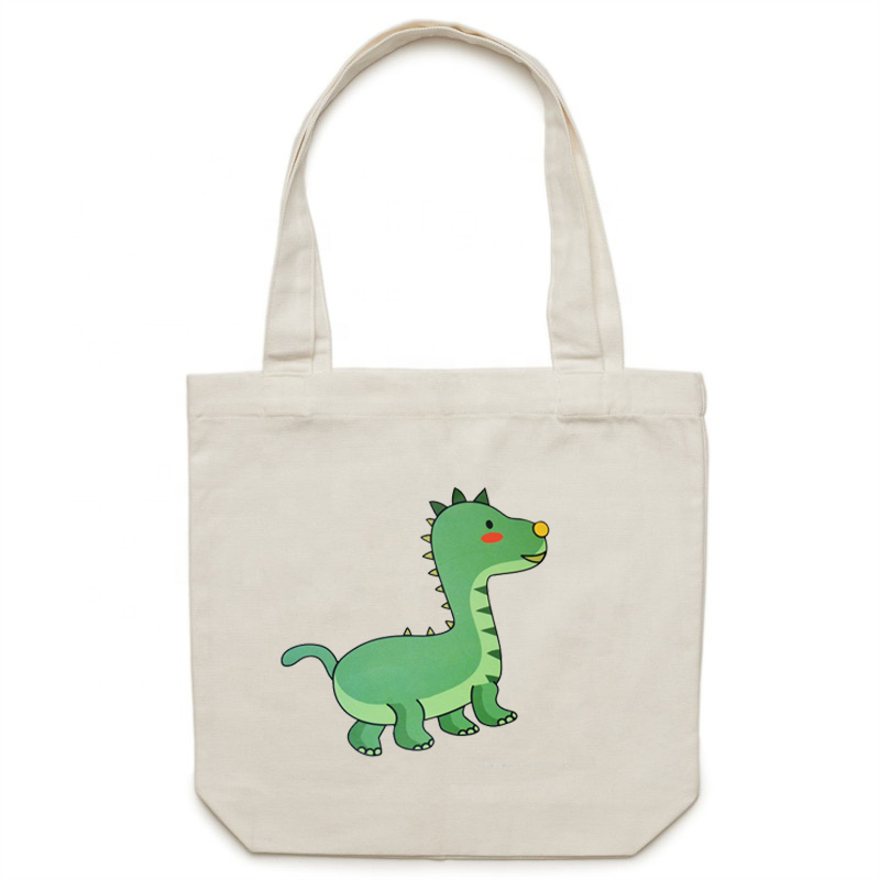Soft Canvas Recycle Tote Bag Made of Sustainable Reusable Cotton