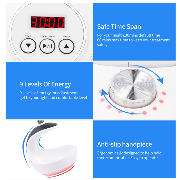 Body Cellulite Removal Massager 60khz Cavitation Slimming Machine Ultrasonic Fat Burner Weight Loss Device