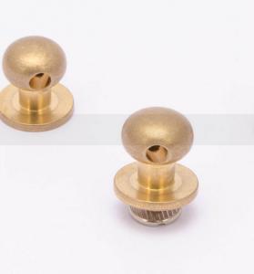China Leather Craft 10mm Head Screwback Button Stud hole wholesale