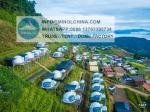 5m Diameter Geo House Canvas Rest Tent Dome Glamping
