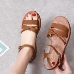 BS105 Tendon Sole Sandals Flat Shoes 2021 Summer New Shoes Student Roman Shoes
