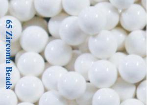 China 65% ZrO2 Zirconia Beads Milling Media Zirconium Silicate Beads For Titanium Dioxide , Ink , Paint wholesale