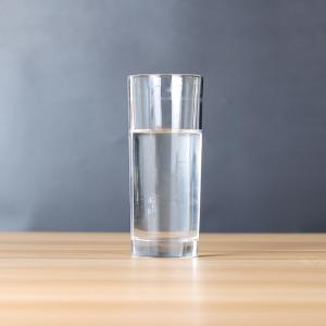 China Transparent 11oz Water Drinking Glass 2.5mm Thickness With Chip Resistant Rim wholesale