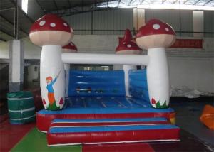 China 0.55mm PVC Tarpaulin Inflatable Bouncer , Mushroom Shape Used Party Jumpers For Sale wholesale